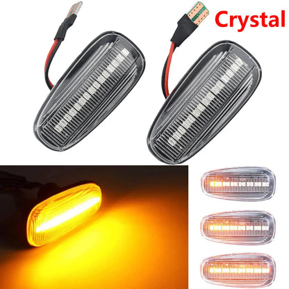 LED dinamički migavci Opel Astra G/Zafira A providni – detalj