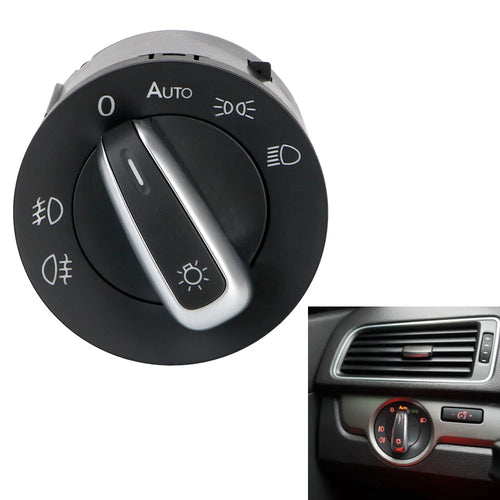 prekidač za svetla vw golf 5/6 passat b6 – hrom prsten – 5nd941431a/b