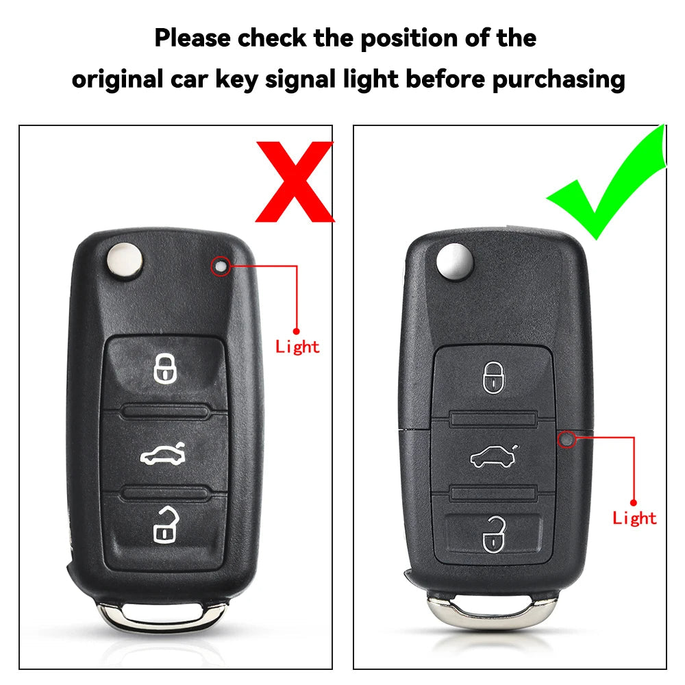 vw key shell 3 button old type