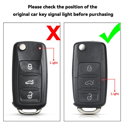 vw key shell 3 button old type