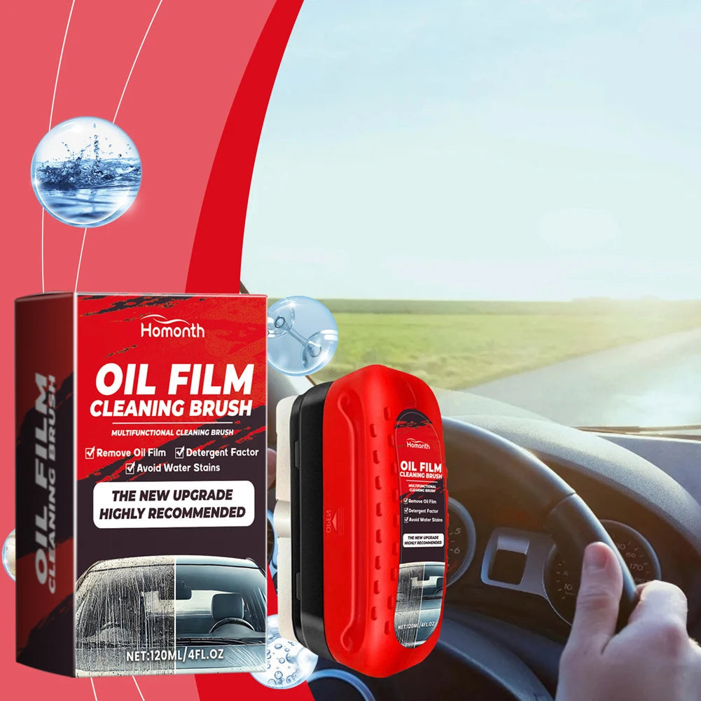 Pre i posle efekat – uklonjen masni film sa auto stakla